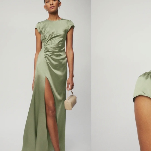 Reformation Birch Silk Dress - Picture 4 of 6